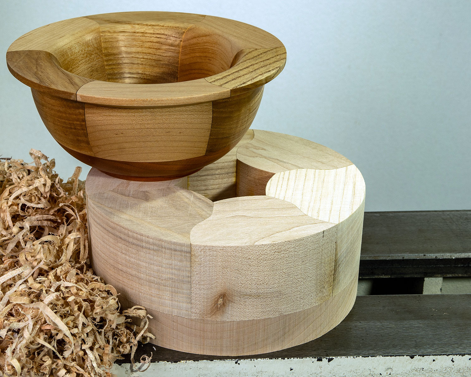 Segmented Wooden Bowl offers