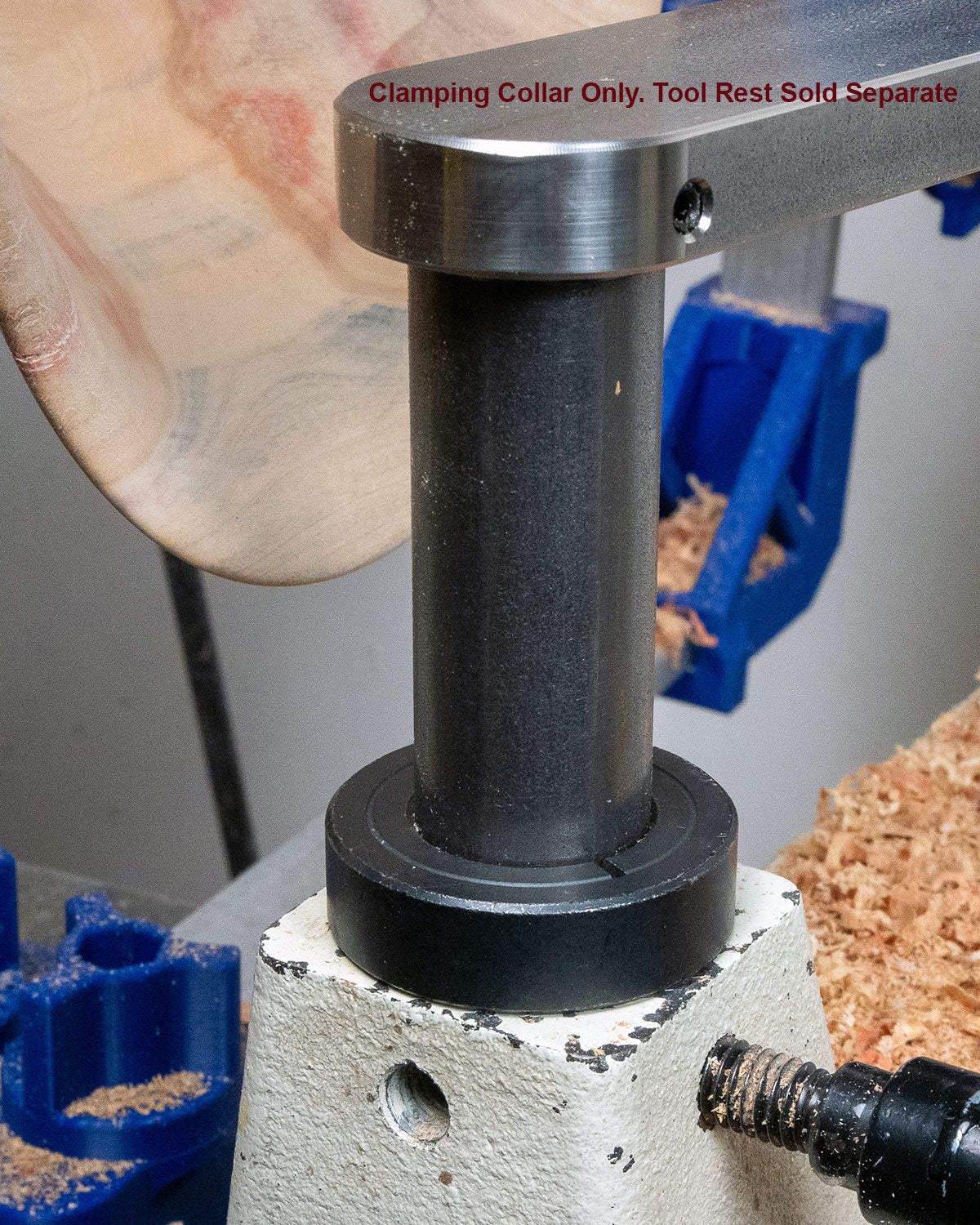 Clamping Collar for Tool Rest Post - either 1" or 5/8" diameter