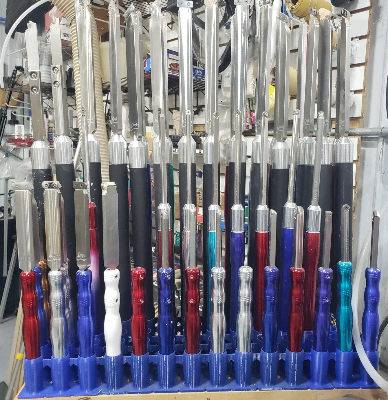 Woodturning Tool Holders - Each hold 4 handled tools or 9 unhandled tools - Limited Time Offer - 25% OFF when you buy 2 or more