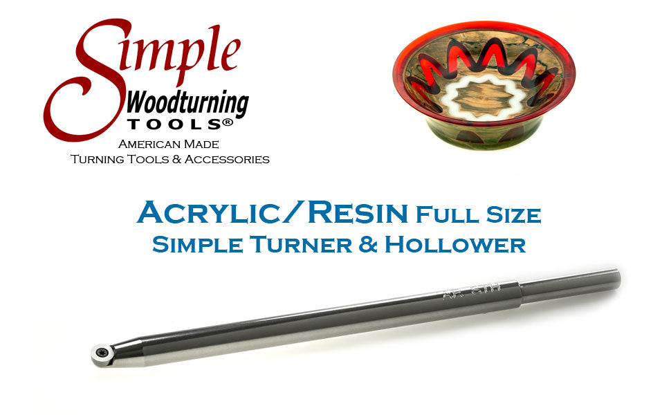 Acrylic Resin Turning & Hollowing Tool Unhandled (12" Long AR STH)