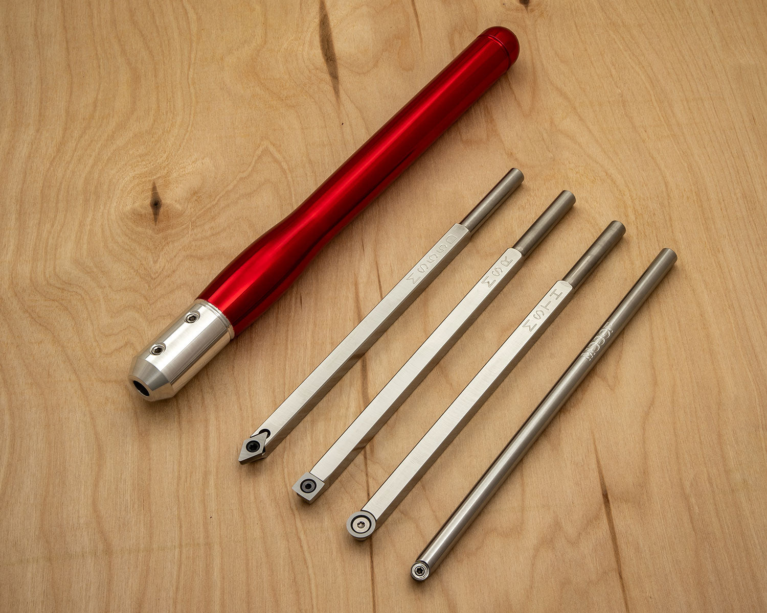 4 Mid Size Carbide Tipped Tools - 19" Overall