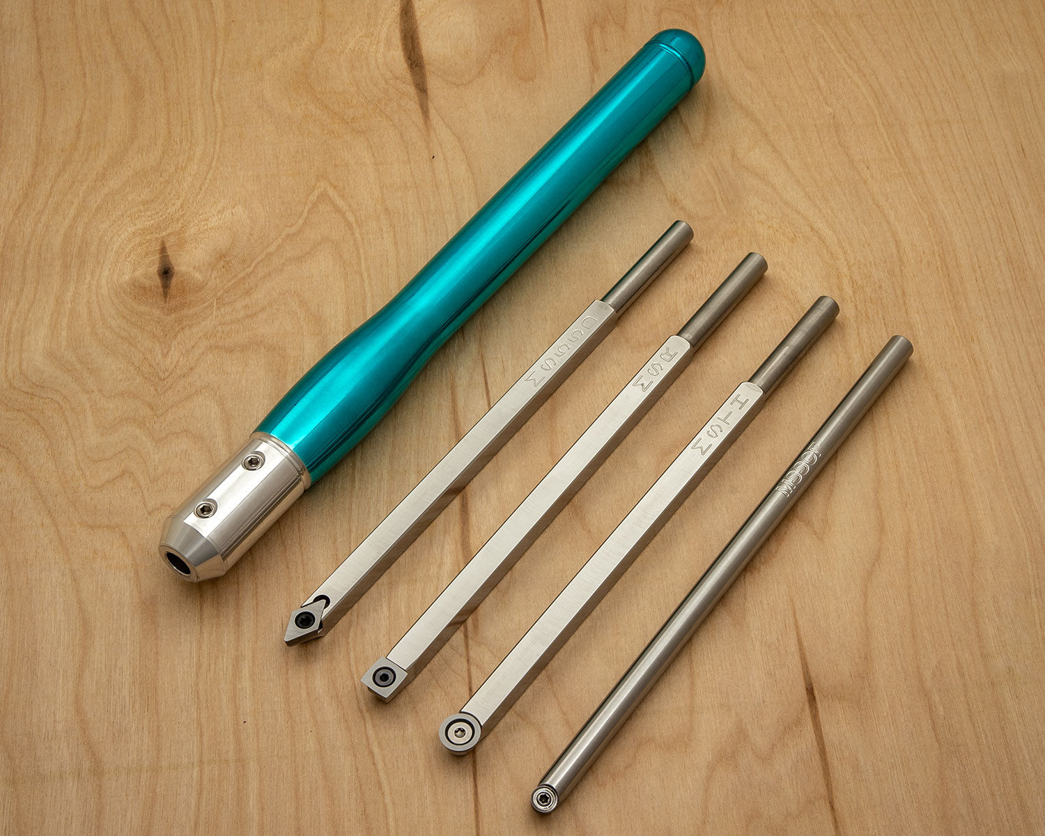 4 Mid Size Carbide Tipped Tools - 19" Overall